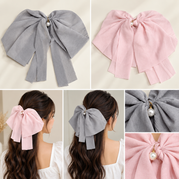 Fashion Alley Bow Design Hair Pin For kids Pack Of 12 Pc