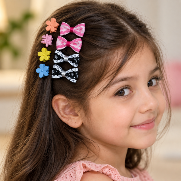 Fashion Alley Bow design Hair Pins for women Pack Of 12
