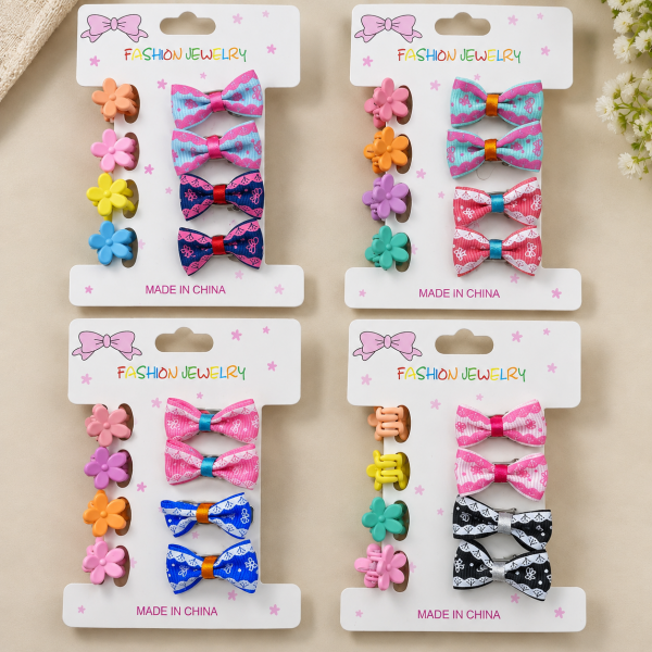 Fashion Alley Bow design Hair Pins for women Pack Of 12