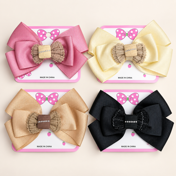 Fashion Alley Bow Hair Pin For Women Pack Of 12 Pc