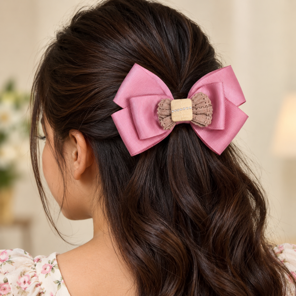Fashion Alley Bow Hair Pin For Women Pack Of 12 Pc