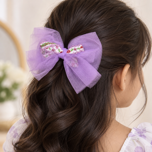 Fashion Alley Bow Organza Pin [Pack Of 12] 