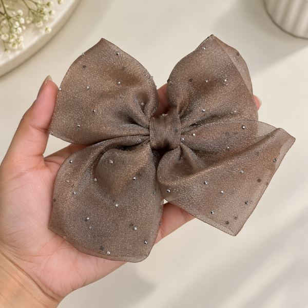 Fashion Alley Bow Hair Pin For Women [Pack Of 12 Pc]