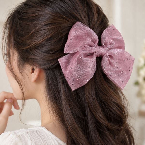 Fashion Alley Bow Hair Pin For Women [Pack Of 12 Pc]