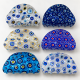 Fashion Alley 8 Cm Evil Eye Hair Claw For Women Pack Of 12 Pc