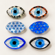Fashion Alley 4 Cm Evil Eye Hair Claw For Women Pack Of 12 Pc