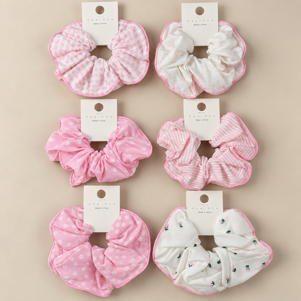 Fashion Alley Hair Scrunchies For Women Pack Of 12