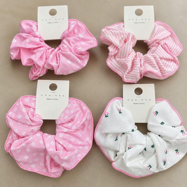 Fashion Alley Hair Scrunchies For Women Pack Of 12