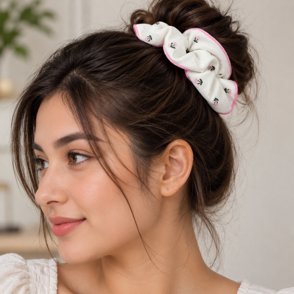 Fashion Alley Hair Scrunchies For Women Pack Of 12