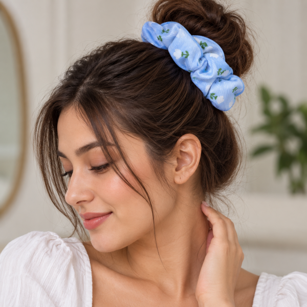 Fashion Alley Hair Scrunchie For Women Pack Of 12 Pc