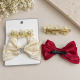 Fashion Alley Bow Organza Hair Pin For Women [Pack Of 24 Pc]