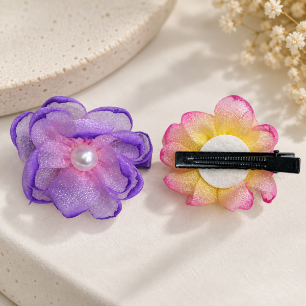 Fashion Alley flower Design Hair Pin For women Pack Of 12 Pc