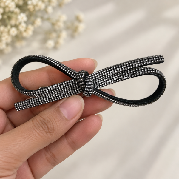 Fashion Alley Crystal Crocodile Clip For Women Pack Of 12 Pc