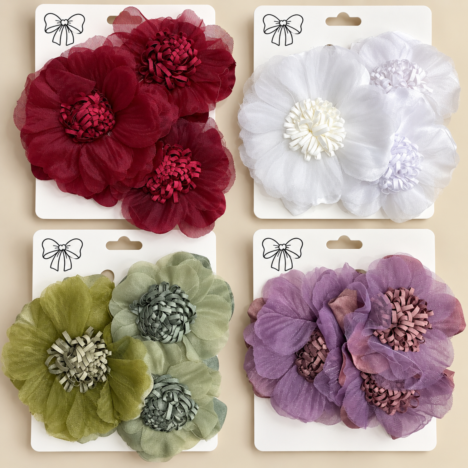 Fashion Alley flower Design Hair Pin For kids  Pack Of 36 Pc