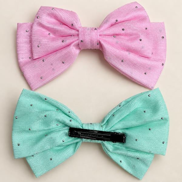 Fashion Alley Bow Hair Pin For Women [Pack Of 12 Pc]