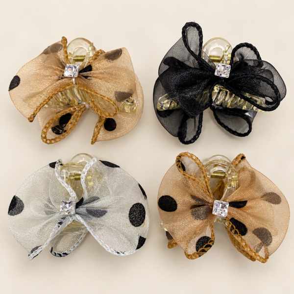 Fashion Alley 7 Cm Hair Claw For Women Pack Of 12 Pc