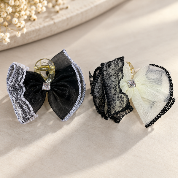 Fashion Alley 7 Cm Hair Claw For Women Pack Of 12 Pc