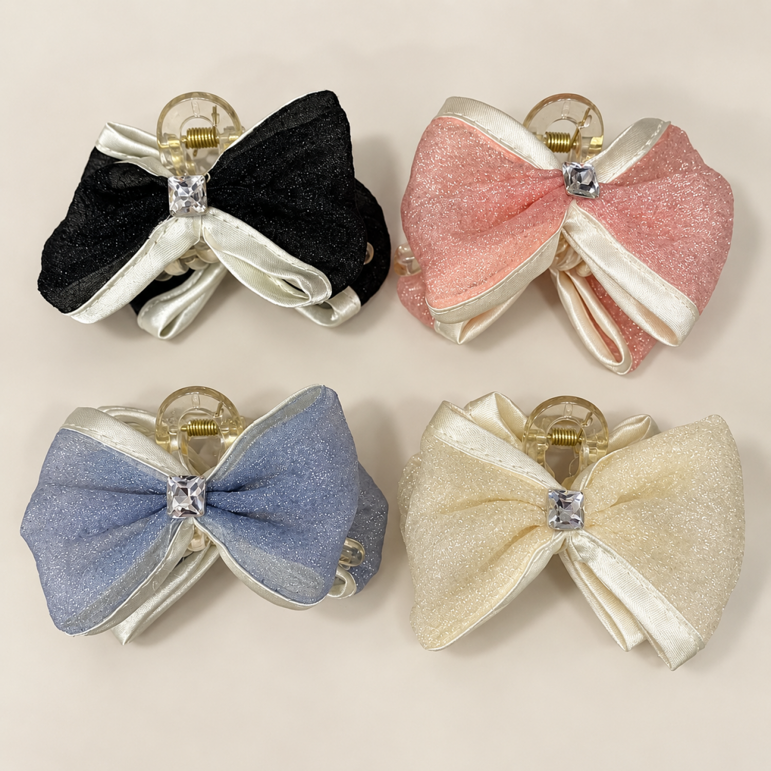 Fashion Alley 7 Cm Hair Claw For Women Pack Of 12 Pc