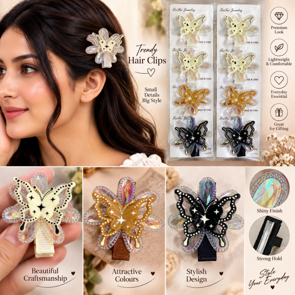 Fashion Alley flower Design Hair Pin For women Pack Of 24 Pc