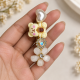 Fashion Alley flower Design Hair Pin For women Pack Of 24 Pc