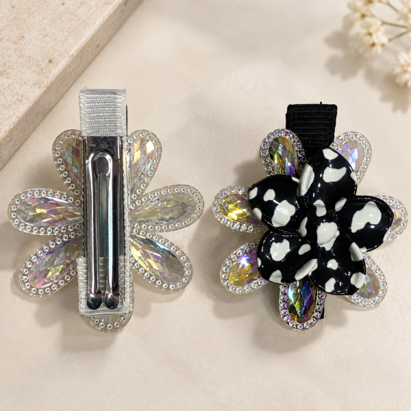 Fashion Alley flower Design Hair Pin For women Pack Of 24 Pc