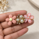 Fashion Alley flower Design Hair Pin For women Pack Of 24 Pc