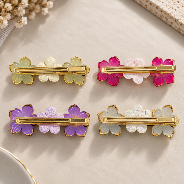 Fashion Alley flower Design Hair Pin For women Pack Of 24 Pc