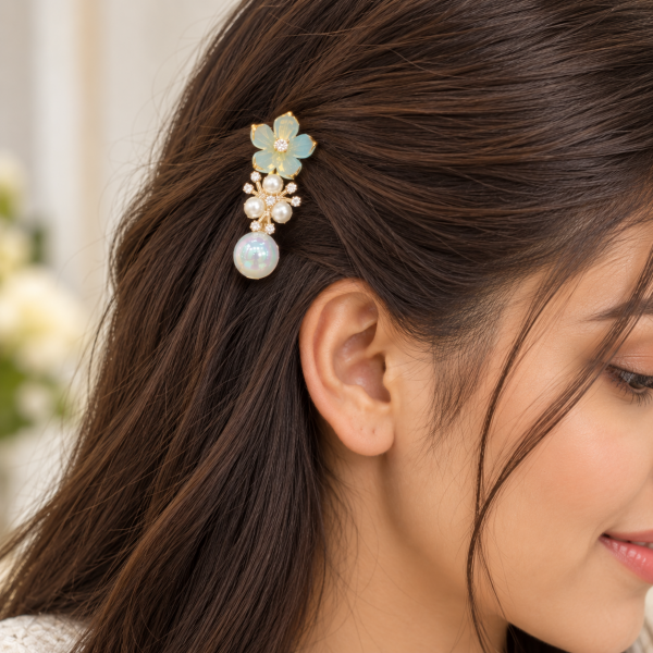 Fashion Alley flower Design Hair Pin For women Pack Of 24 Pc