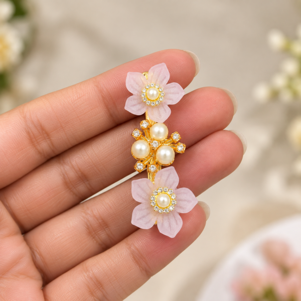 Fashion Alley flower Design Hair Pin For women Pack Of 24 Pc