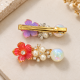 Fashion Alley flower Design Hair Pin For women Pack Of 24 Pc
