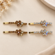 Fashion Alley Golden & Silver Metal Hair Pins For Women Pack Of 24 Pc
