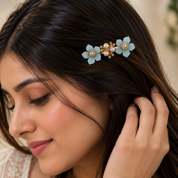 Fashion Alley flower Design Hair Pin For women Pack Of 24 Pc
