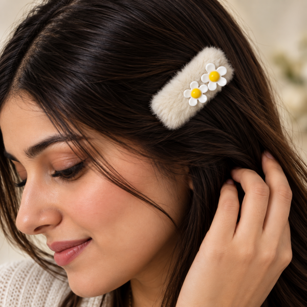 Fashion Alley fur Design Hair Pin For Women Pack Of 24 Pc