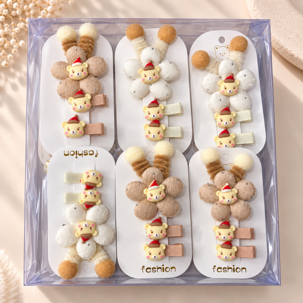 Fashion Alley Flower design Hair Pins for women Pack Of 12