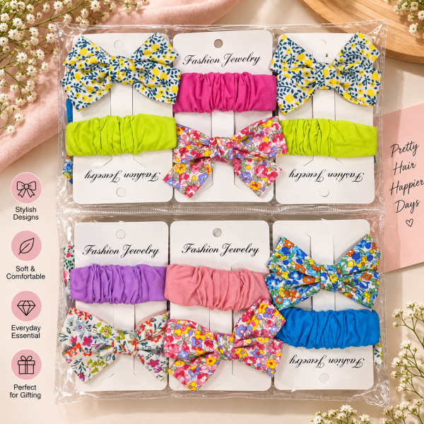 Fashion Alley Hair Pin For Kids Pack Of 12 Card