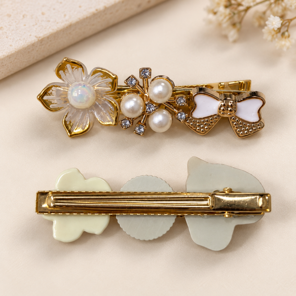 Fashion Alley flower Design Hair Pin For women Pack Of 24 Pc