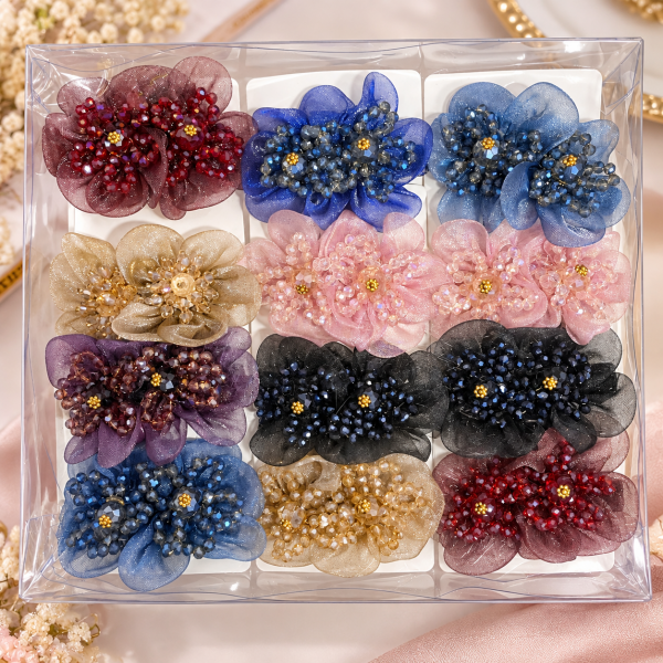 Fashion Alley Korean Hair Pin For Women Pack Of 12 Pc
