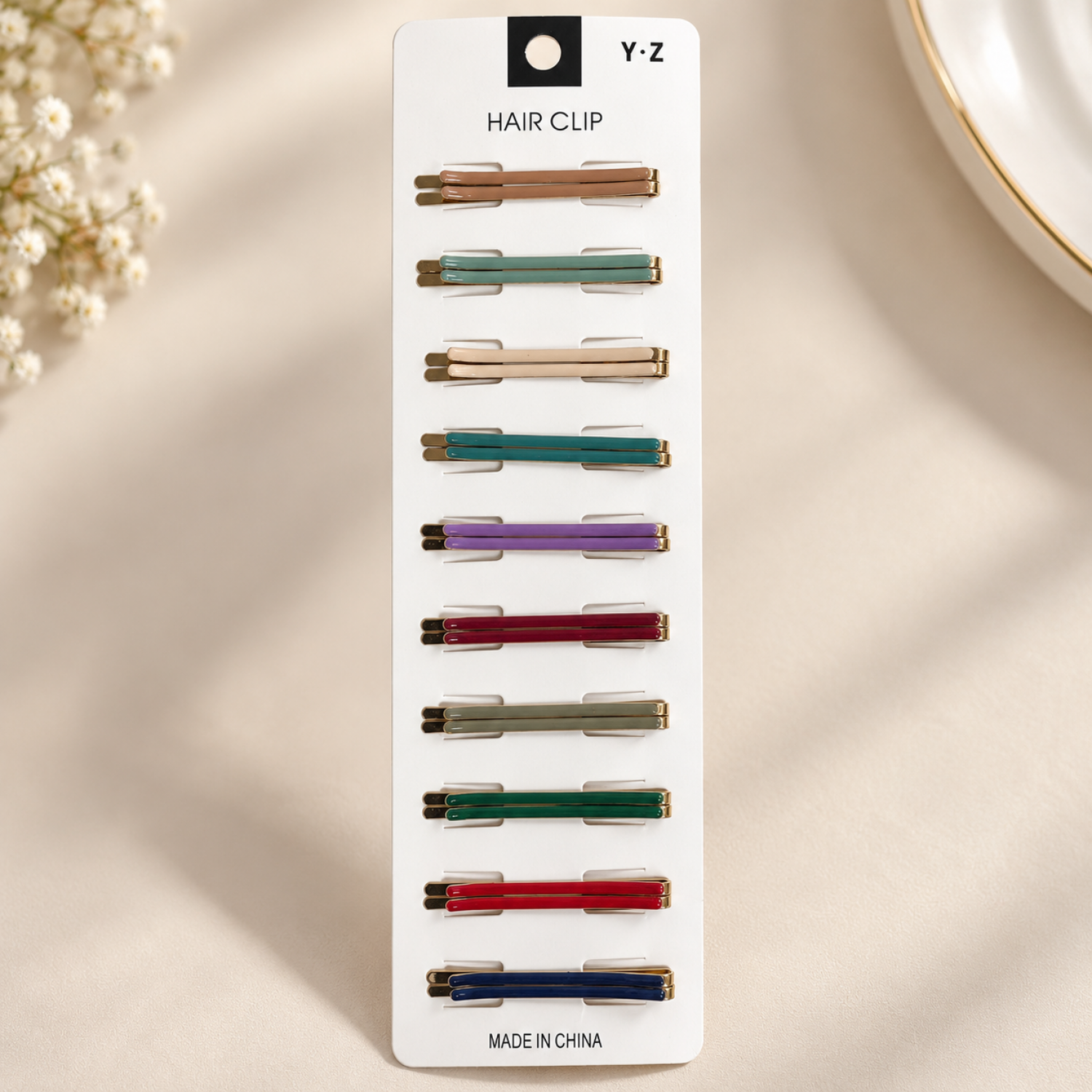 Fashion Alley Hair Pin For Women Pack Of 12 Card