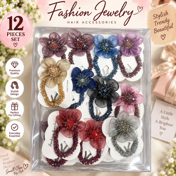 Fashion Alley Hair Pin For Women Pack Of 12 Pc