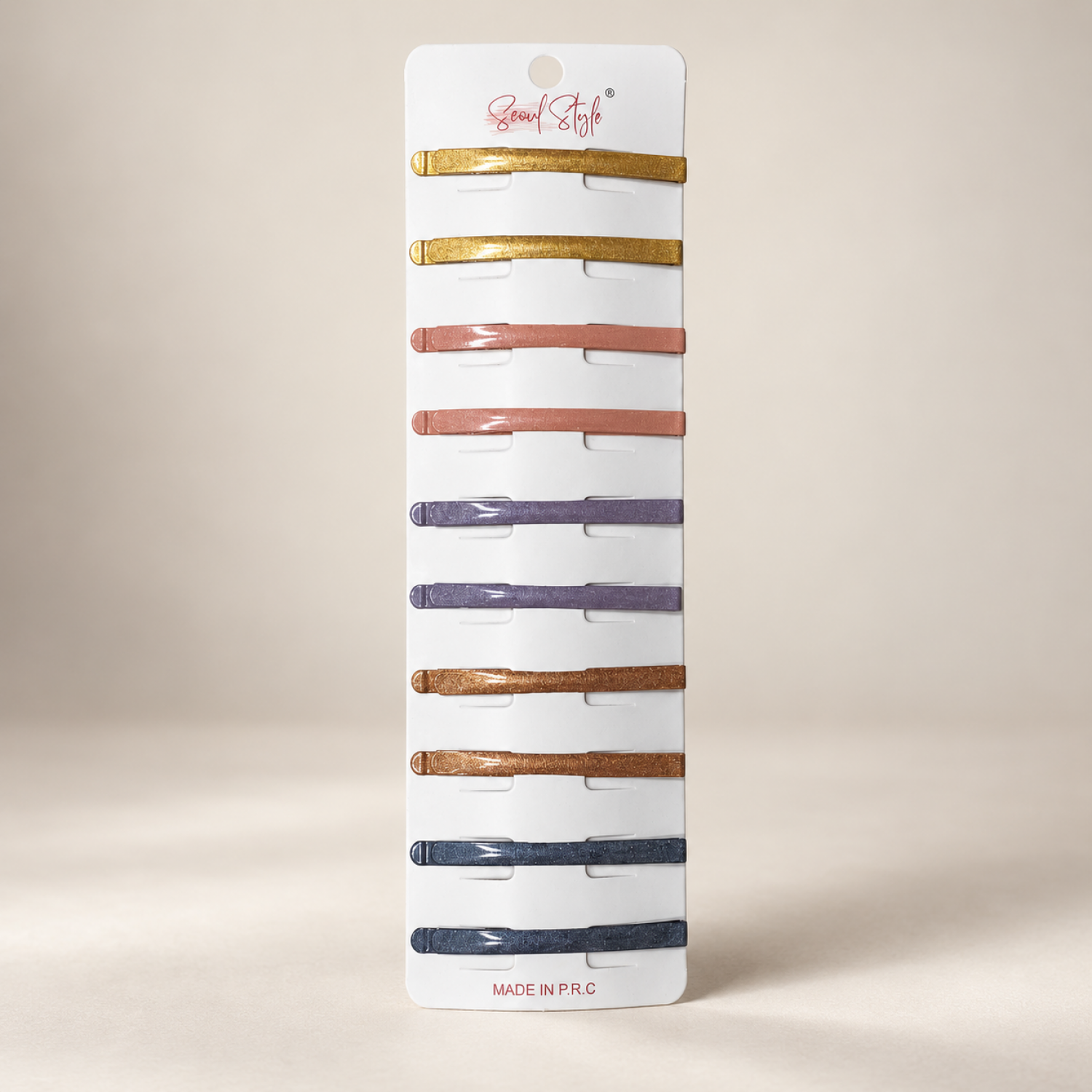 Fashion Alley Hair Pin For Kids Pack Of 12 Card