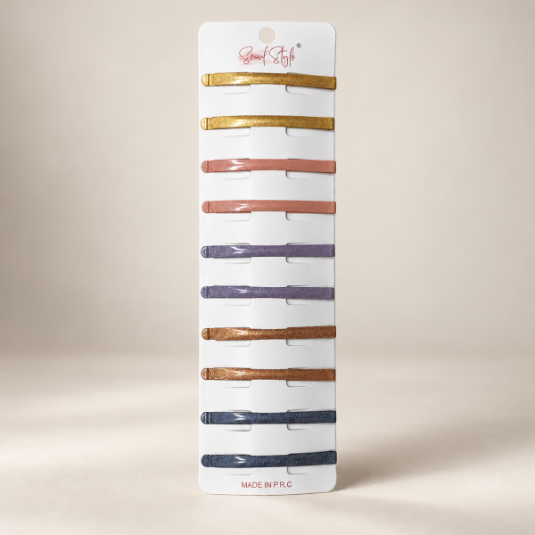 Fashion Alley Hair Pin For Kids Pack Of 12 Card