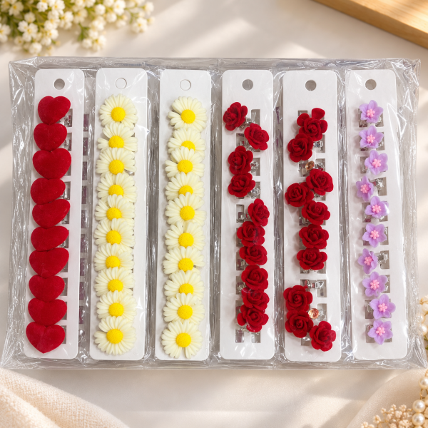 Fashion Alley hair Pins  for women pack of 12 card