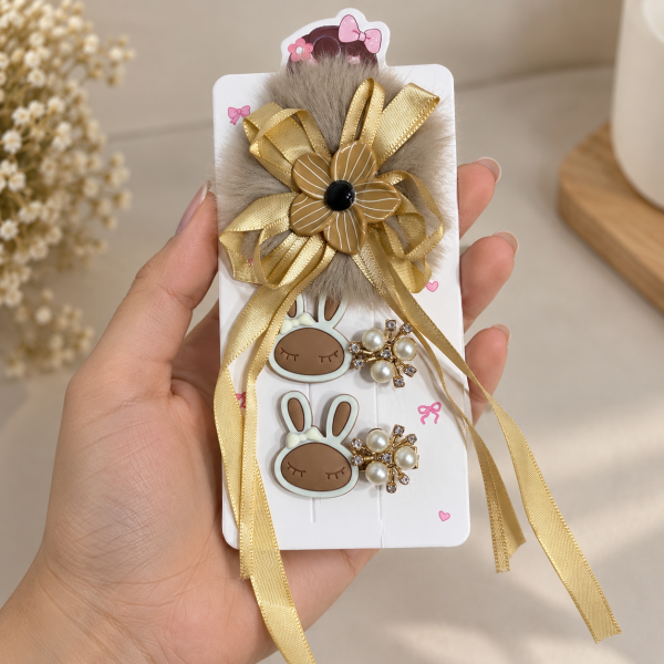 Fashion Alley flower Design Hair Pin For kids  Pack Of 12 Pc