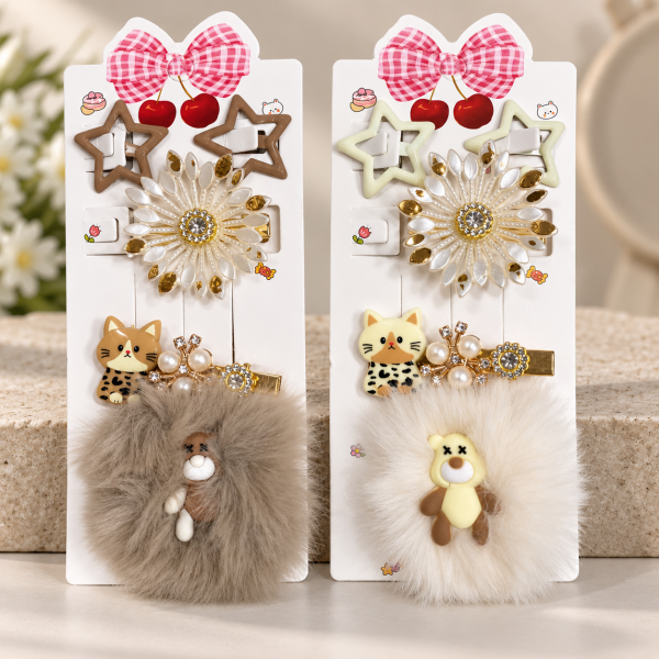 Fashion Alley flower Design Hair Pin For kids  Pack Of 12 Pc