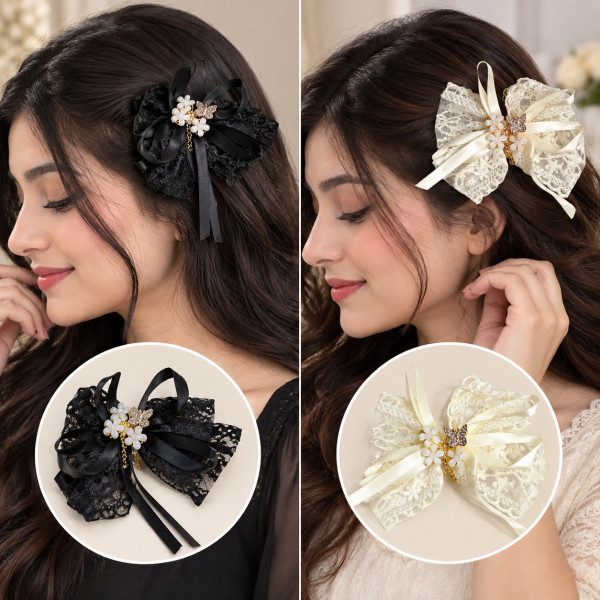 Fashion Alley Bow design hair pins for women pack of 12