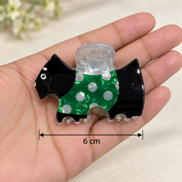 Fashion Alley 6Cm Puppy shaped Design Hair Claw For Women Pack Of 12 Pc