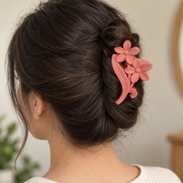 Fashion Alley 8 Cm Matt Hair Claw For Women Pack Of 12 Pc