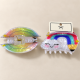 Fashion Alley 9 Cm Shine Hair Claw For Women Pack Of 12
