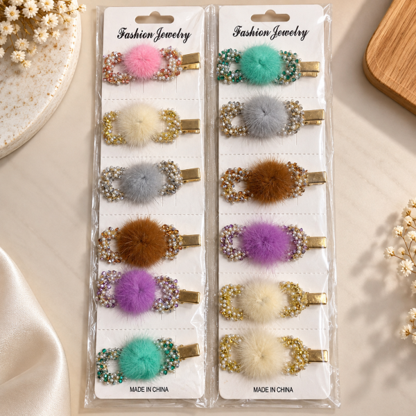 Fashion Alley Metal Hair Pin For Women Pack Of 12 Pc