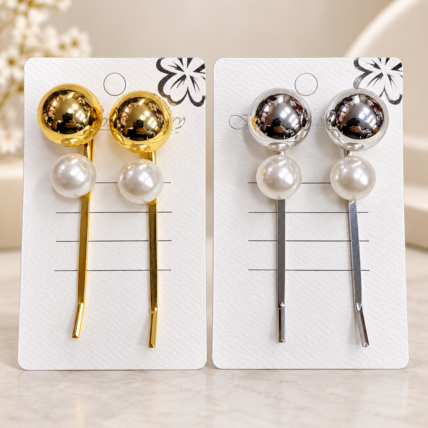 Fashion Alley Metal Hair Pin For Women Pack Of 24 Pc